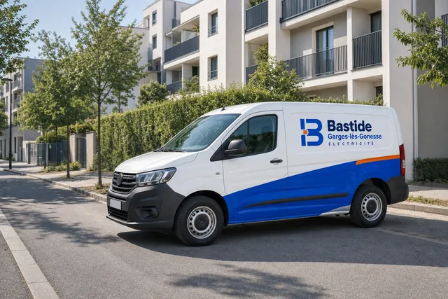 Utilitaire Bastide Garges-lès-Gonesse Électricité dans une rue de Garges-lès-Gonesse